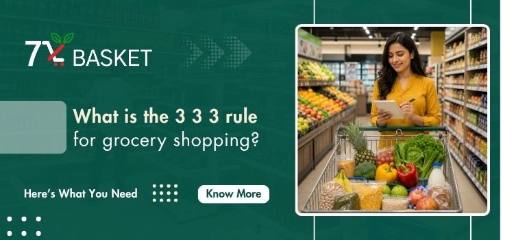 3 3 3 Rule for Grocery Shopping