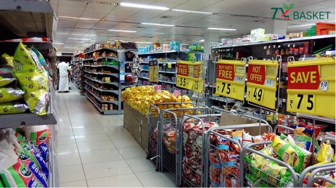 Grocery shopping in India
